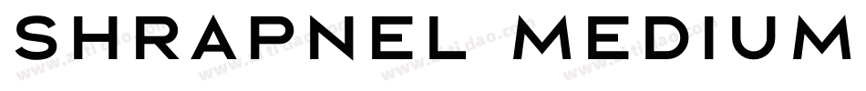 Shrapnel Medium字体转换